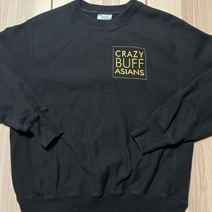 Champion Reverse Weave‎ Crazy Buff Asians Workout Sweater